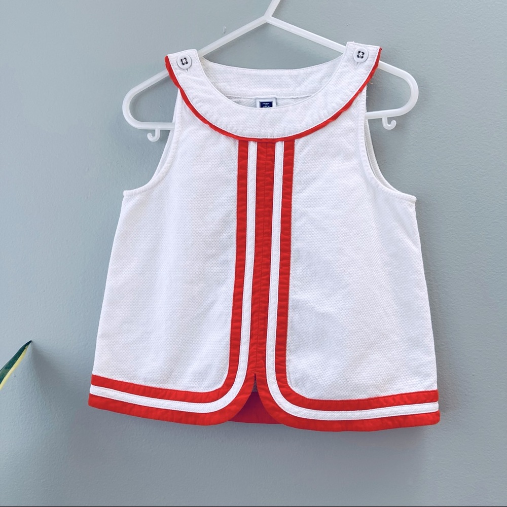 Janie and Jack sleeveless girls top size 3